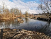 Soutok Litávky a náhonu Berounky