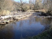 Teplá Vltava mezi Horní Vltavici a Zátoní