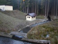 Úhlava - výtok z nádrže Pod Černým jezerem