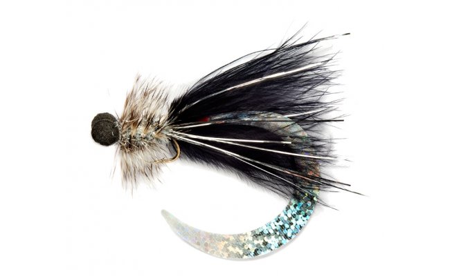 Booby streamer Humungus s oc�skem Wiggle Tail �erno-st��brn� Booby streamer Humungus s oc�skem Wiggle Tail �erno-st��brn�, vel. 6