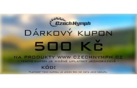 Czechnymph Drkov kupon elektronick Czechnymph Drkov kupon elektronick 500 K