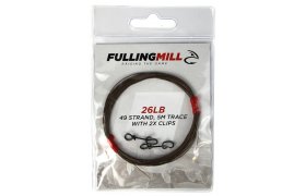 Drtn nvazec Fulling Mill Predator Trace Wire 5 m Drtn nvazec Fulling Mill Predator Trace Wire 5 m 11 Kg (26 liber)
