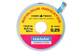 Dvoubarevn indiktor Hank Competition Bicolour Indicator Line 30 m Dvoubarevn indiktor Hank Competition Bicolour Indicator Line 30 m - 0,18 mm, 3,3 kg