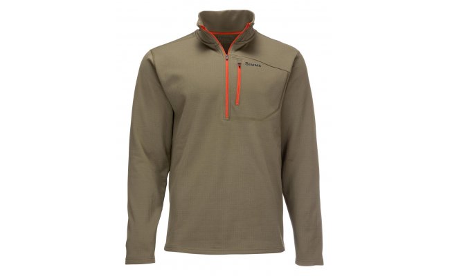 Funkn mikina Simms Thermal 1/4 Zip Top Dark Stone Funkn mikina Simms Thermal 1/4 Zip Top Dark Stone S