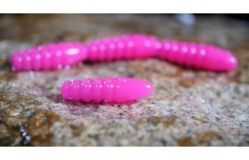 Gumov larvy RedBass Trout Grub L - 3 x 25 mm Gumov larvy RedBass Trout Grub L - 3 x 25 mm erno-zelen