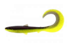 Gumov rybiky Westin BullTeez Curltail Black & Chartreuse Gumov rybiky Westin BullTeez Curltail Black & Chartreuse - 3 g; 8 cm