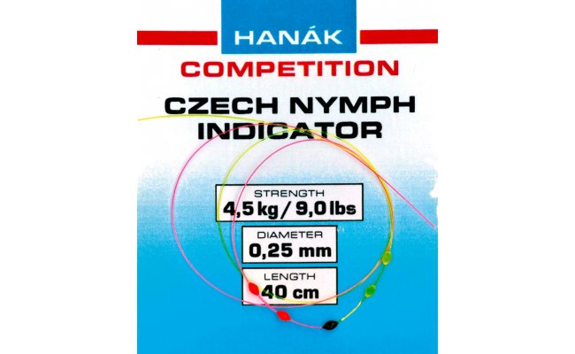 Hanak Competition Indik�tor fluo dvoubarevn� s kapkama 40 cm HC Indik�tor fluo dvoubarevn� s kapkama 40 cm, 0.20 mm, 3.5 kg