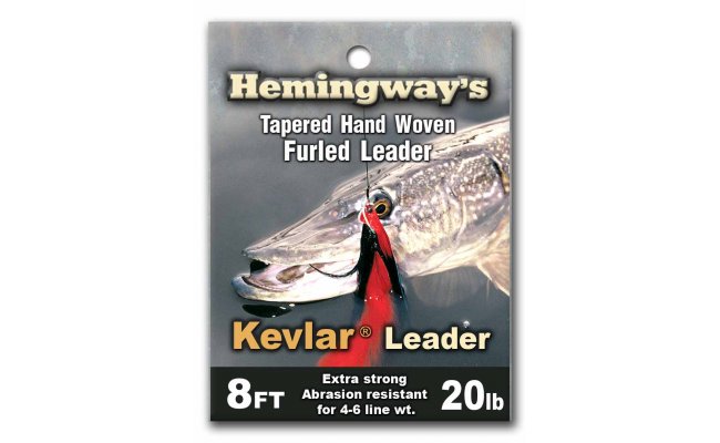 Hemingway's Furled Leader - Kevlar Leader Hemingway's Furled Leader - Kevlar Leader 8 ft, 20 lb