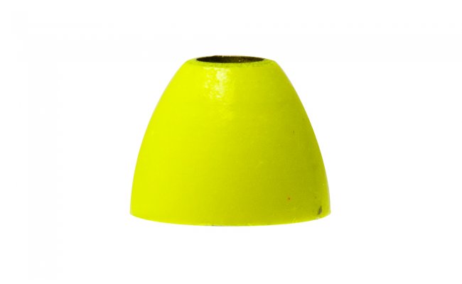 Hends Brass Cone Heads - Knick hlavika chartreuse Hends Brass Cone Heads - Knick hlavika chartreuse 3,5 mm, 10 ks
