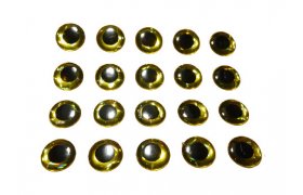 Holograficke oi 3D Tommi-Fly zlat Holograficke oi 3D Tommi-Fly zlat 3 mm