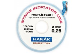 Indiktor zbru Hank Competition Strike Indicator Line 50 m Fluo White Indiktor zbru Hank Competition Strike Indicator Line 50 m Fluo White, 0,20 mm, 4,0 kg