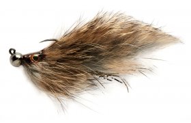 Jigstreamer s �ernou tungstenovou hlavi�kou imituj�c� vranku B/P Jigstreamer s �ernou tungstenovou hlavi�kou imituj�c� vranku B/P, vel. 8
