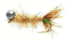 HVK Leaded Caddis Hare's Ear