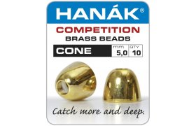 Konick hlaviky Hank Competition CONE Gold Konick hlaviky Hank Competition CONE Gold 5,0 mm, 10 ks