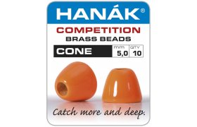 Konick hlaviky Hank Competition CONE Orange Konick hlaviky Hank Competition CONE Orange 5,0 mm, 10 ks