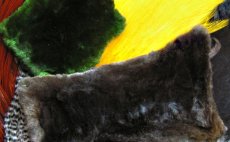 Srst z krtka - v prodn a zelen barv 