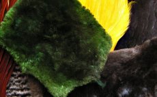 Srst z krtka - v prodn a zelen barv