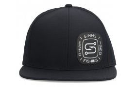 Kiltovka Simms Flatbill Cap Black  Kiltovka Simms Flatbill Cap Black 