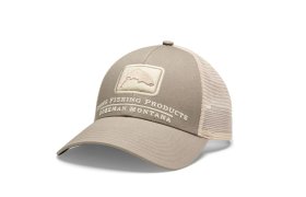 Kšiltovka  Simms Trout Icon Trucker Dolomite Kšiltovka  Simms Trout Icon Trucker Dolomite