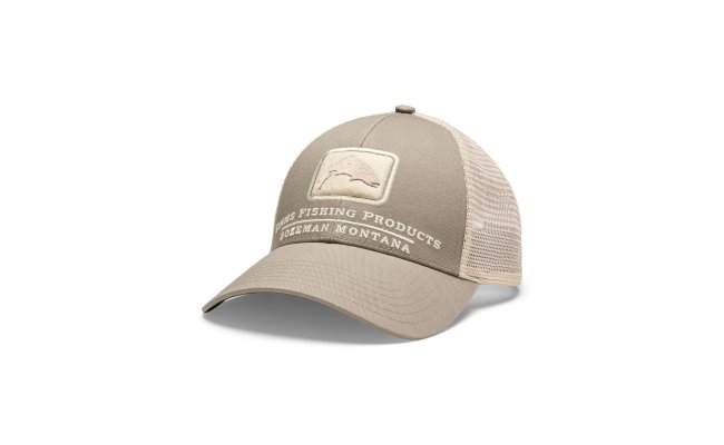 Kšiltovka  Simms Trout Icon Trucker Dolomite Kšiltovka  Simms Trout Icon Trucker Dolomite
