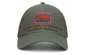 K�iltovka Simms Trout Icon Trucker Smokey Olive K�iltovka Simms Trout Icon Trucker Smokey Olive