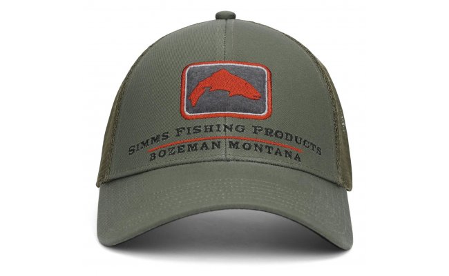 K�iltovka Simms Trout Icon Trucker Smokey Olive K�iltovka Simms Trout Icon Trucker Smokey Olive