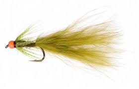 Larva idlka s fluo oranovou hlavikou Larva idlka s fluo oranovou hlavikou, vel. 10