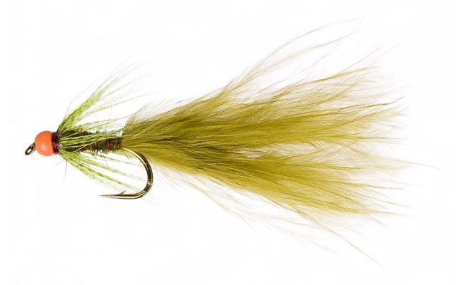 Larva idlka s fluo oranovou hlavikou Larva idlka s fluo oranovou hlavikou, vel. 10