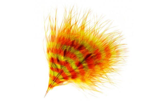 Marabou pe strakat Veniard Marabou Barred Feathers Marabou pe strakat Veniard Marabou Barred Feathers chartreuse/ern