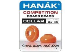 Mdn korlky Hank Competition COLLAR Fluo Orange Mdn korlky Hank Competition COLLAR Fluo Orange 2,9 mm, 20 ks