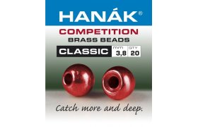 Mosazn hlavika Hank Competition CLASS ... Mosazn hlavika Hank Competition CLASSIC metalick erven 2,0 mm, 20 ks