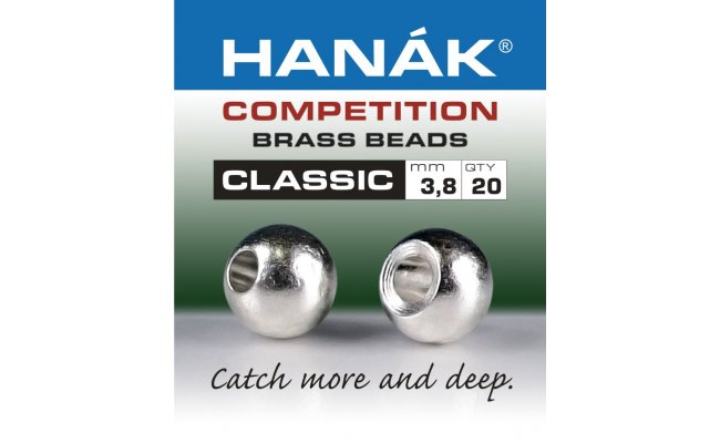 Mosazn hlavika Hank Competition CLASSIC stbrn Mosazn hlavika Hank Competition CLASSIC stbrn 2,0 mm, 20 ks