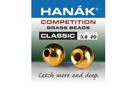 Mosazn hlavika Hank Competition CLASSIC zlat Mosazn hlavika Hank Competition CLASSIC zlat 2,0 mm, 20 ks