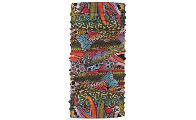 Multifunk�n� ��tek Buff Original CoolNet UV+ DeYoung Trout Confetti Multifunk�n� ��tek Buff Original CoolNet UV+ DeYoung Trout Confetti