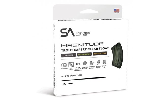 Mu�ka�sk� ���ra plovouc� Scientific Anglers Magnitude Trout Expert Sage Green/Clear Mu�ka�sk� ���ra plovouc� Scientific Anglers Magnitude Trout Expert alv�jov� zelen�/�ir� WF-4