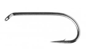 Mukask hek Fulling Mill Competition Heavyweight Hook stbrn  Mukask hek Fulling Mill Competition Heavyweight Hook Silver, . 8, 50 pcs