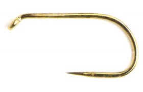 Mukask hek Fulling Mill Short Shank ... Mukask hek Fulling Mill Short Shank Barbless Hook Bronze, . 6, 50 pcs