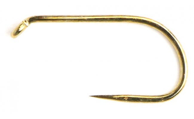 Mukask hek Fulling Mill Short Shank Barbless Hook bronzov Mukask hek Fulling Mill Short Shank Barbless Hook Bronze, . 6, 50 pcs