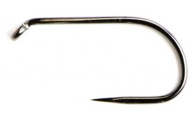 Mukask hek Fulling Mill Short Shank ... Mukask hek Fulling Mill Short Shank Barbless Hook Black Nickel, . 6, 50 pcs