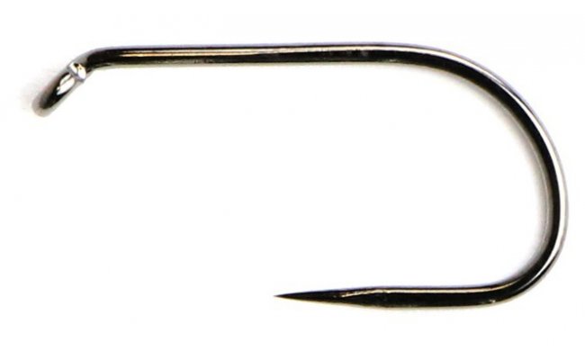 Mukask hek Fulling Mill Short Shank Barbless Hook ern nikl Mukask hek Fulling Mill Short Shank Barbless Hook Black Nickel, . 6, 50 pcs