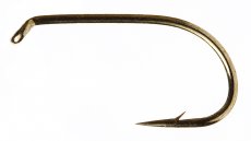 Muškařský háček Fulling Mill Short Shank Barbless Hook bronzový