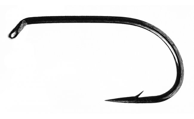 Mukask hek Fulling Mill Short Shank Special Hook ern nikl Mukask hek Fulling Mill Short Shank Special Hook Black Nickel, . 8, 50 pcs