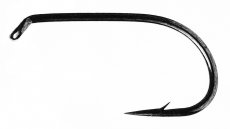 Muškařský háček Fulling Mill Short Shank Special Hook černý nikl