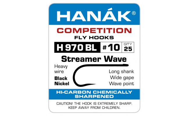 Mukask hek Hank Competition streamerov Extra (H970BL) Mukask hek Hank Competition streamerov Extra . 6, 25 ks (H970BL)