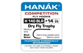 Muškařský háček Hanák Competition suché mušky (H140BLR) Muškařský háček Hanák Competition suché mušky č. 8, 25 ks (H140BLR)