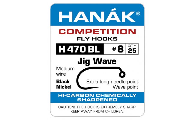 Mukask hek jigov Hank Competition Wave Mukask hek Hank Competition jigov Wave . 8, 25 ks (H470BL)