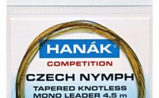 Monofiln mukask nvazec Hank Competition Czech Nymph ujman bezuzlov 4,5 m - Camou