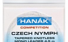 Monofiln mukask nvazec Hank Competition Czech Nymph ujman bezuzlov 4,5 m - ir