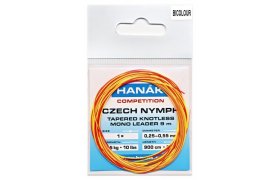 Monofiln mukask nvazec Hank Compet ... Monofiln mukask nvazec Hank Competition Czech Nymph ujman bezuzlov 9 m - bicolour