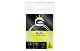 Nylonov mukask nvazec Cortland Nylon Tapered Leaders ujman 2,75 m Nylonov mukask nvazec Cortland Nylon Tapered Leaders ujman 2,75 m, 0,28 mm - 0,66 mm; 7,2 kg